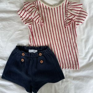 July Fourth outfit. Zara 18-24 months